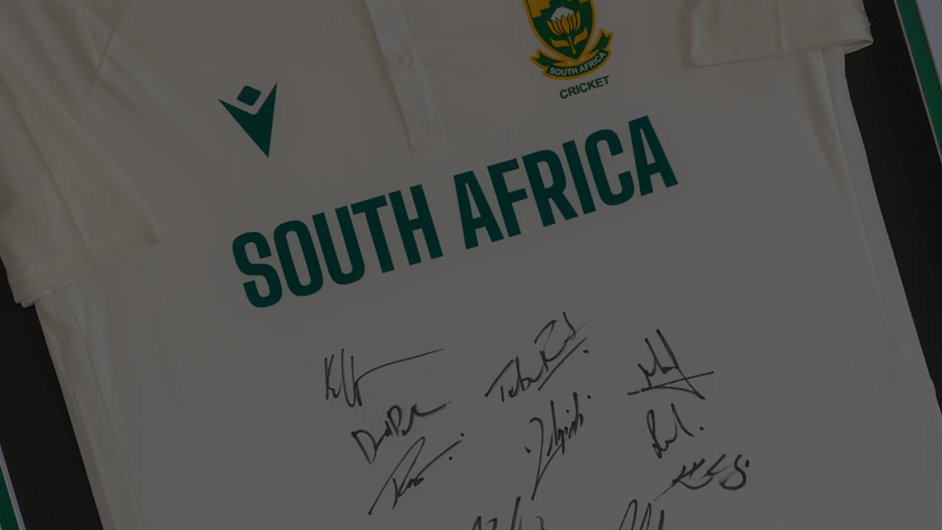 Collection of cricket memorabilia including bats and balls